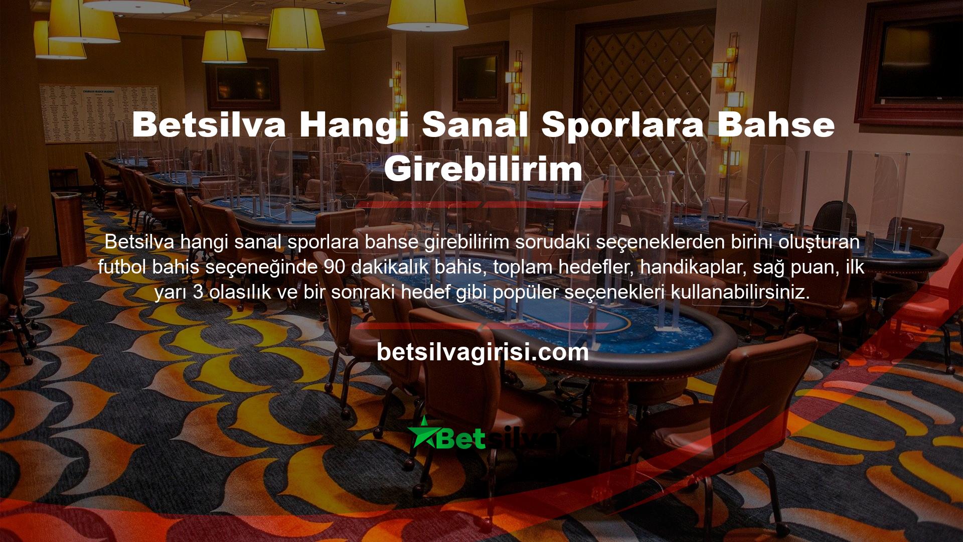 Aynı ifadeyi basketbol sanal bahis seçeneğine getirdiğinizde yani sanal bahis tahmin seçeneklerini gözden geçirdiğinizde toplam sayı, ilk yarı, toplam sayı, en fazla sayı, ilk yarının kazananı, toplam sayı, en çok sayı gibi seçenekleri kullanabileceğinizi görebilirsiniz